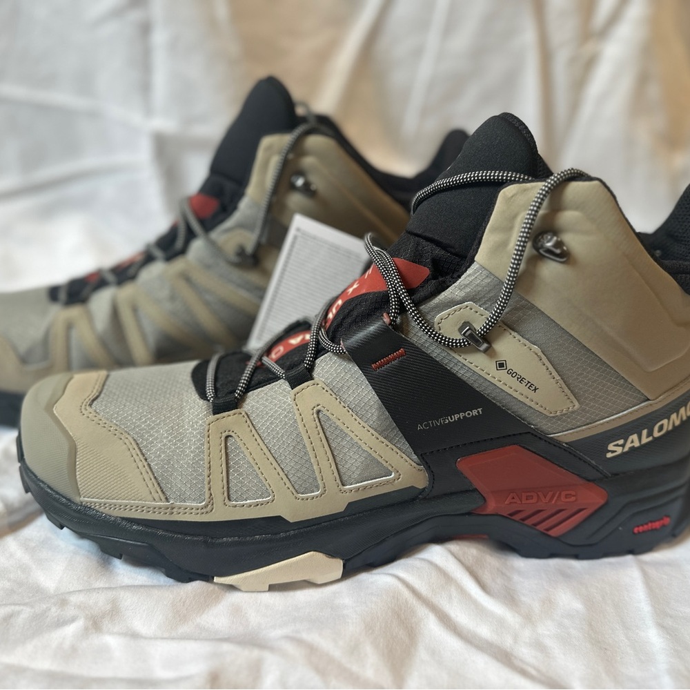 Salomon ADV Gore-Tex Hiking Boots - Tan and Black